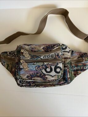 Route 66 Tapestry Fanny Pack